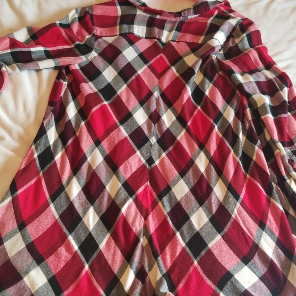 Maternity flannel top - Picture 3 of 3